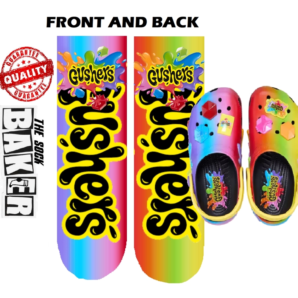 Gushers Rainbow Socks
